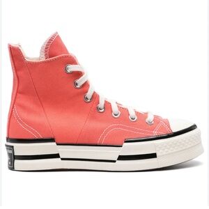 Converse NWOT Chuck 70 plus high top platform sneakers in watermelon slushy
